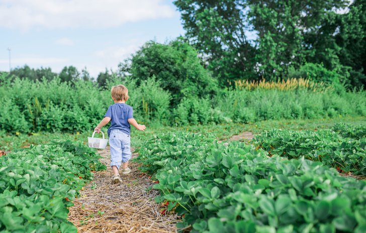 Child outdoors