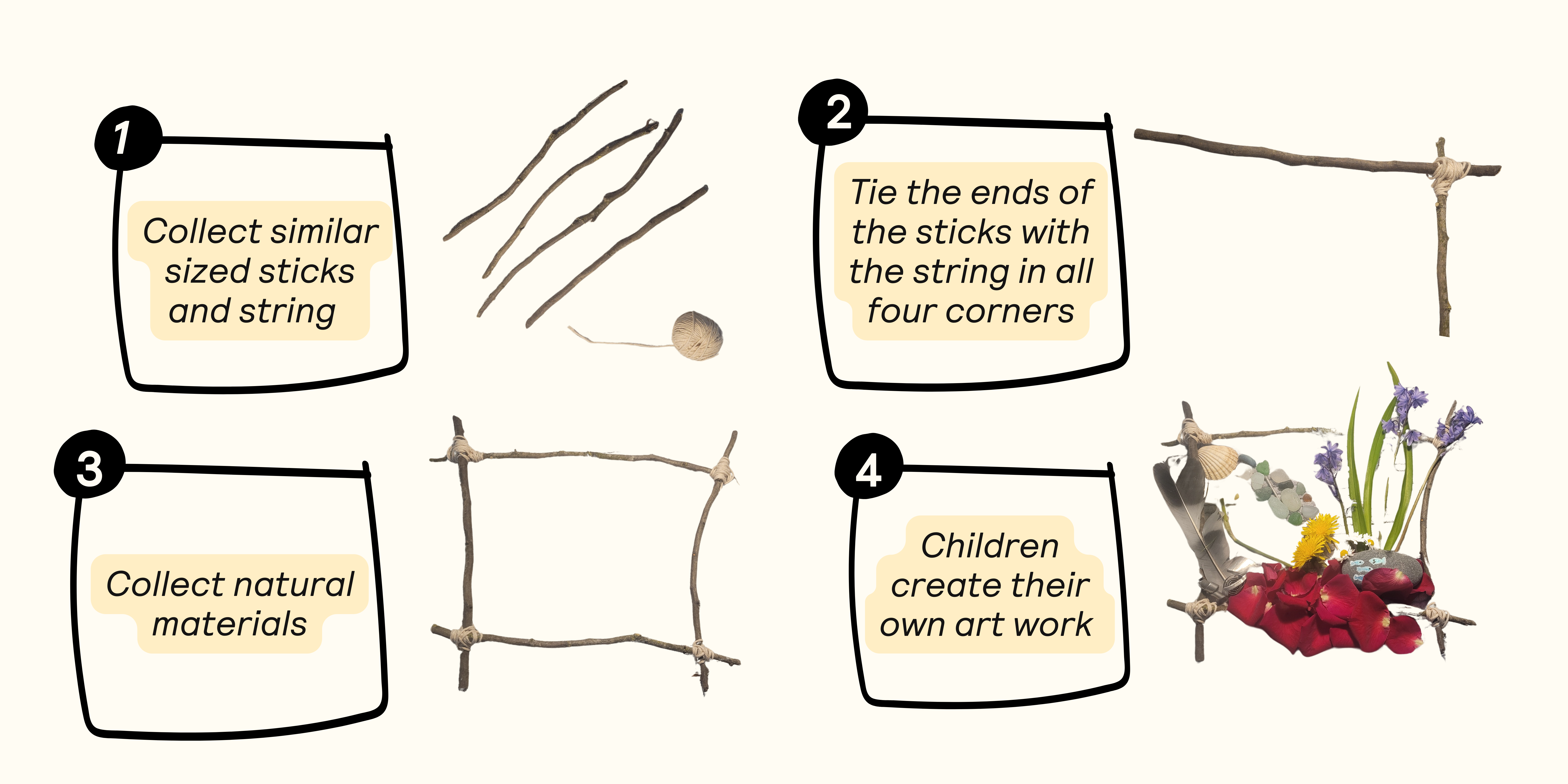 Stick frame instructions